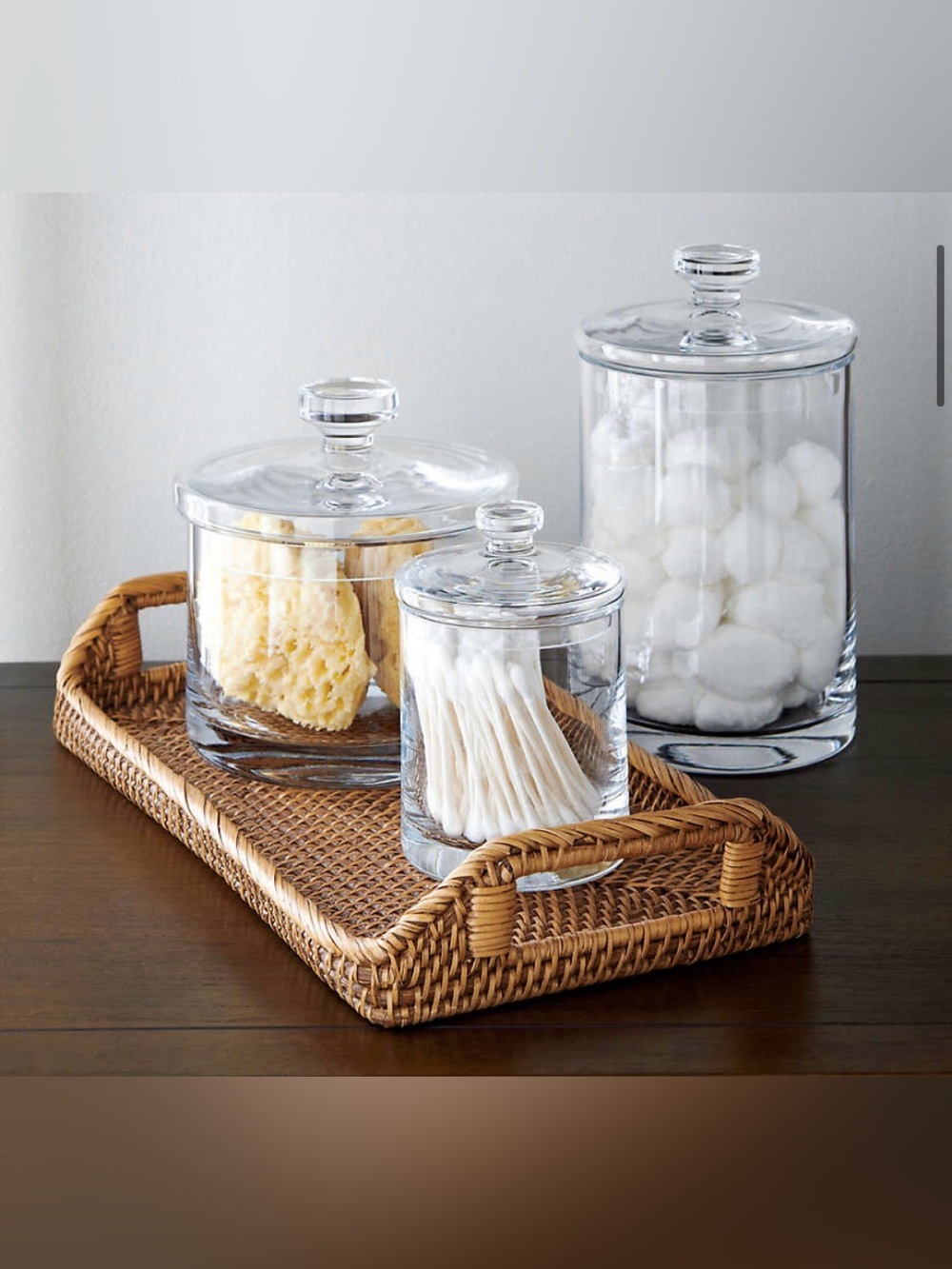 Crate & Barrel Glass Canister Set - Picture 3 of 9